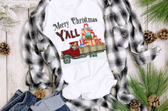 Christmas Cowboy Gnome, Truck Hauling Christmas Y&#039;all Product Image 4