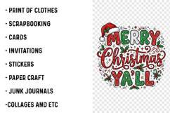 Merry Christmas Y'all PNG Product Image 3