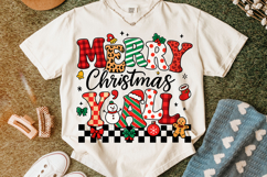 Merry Christmas Y&#039;all PNG, Holiday PNG, Xmas PNG, Santa PNG Product Image 5