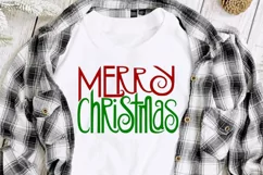 Merry Christmas SVG Christmas Holiday Svg saying Product Image 3