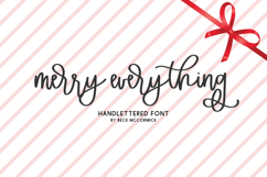 Merry Everything Script Product Image 1
