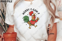 Merry F-CAW-F Funny Christmas PNG Product Image 2