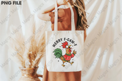 Merry F-CAW-F Funny Christmas PNG Product Image 3