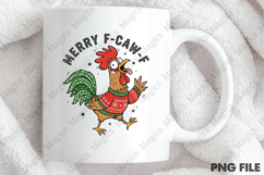 Merry F-CAW-F Funny Christmas PNG Product Image 4