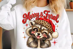 Merry & Feral Raccoon PNG Product Image 4