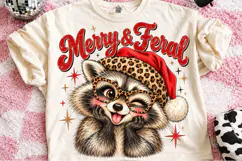 Merry & Feral Raccoon PNG Product Image 5