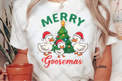 Merry Goosemas, Retro Funny Christmas Png Product Image 2