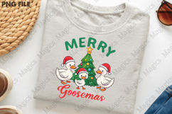 Merry Goosemas, Retro Funny Christmas Png Product Image 3