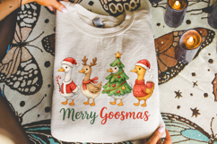 Merry Goosmas PNG, Funny Christmas Goose PNG, Holiday PNG Product Image 3