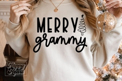 Merry Grammy Claus SVG PNG - Holiday Christmas Sweater Product Image 5