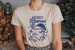 Merry Kissmas SVG PNG | Cute Funny Frog Christmas Cut File Product Image 2