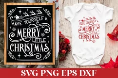 Have Yourself a Merry Little Christmas | Farmhouse Christmas Product Image 1