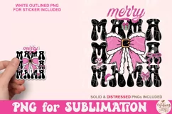 Merry Mama Coquette Png, Coquette Png Product Image 4