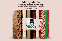 merry mama skinny tumbler sublimation wrap with high resolution and transparant background are for 20oz and 30oz skinny tumbler
