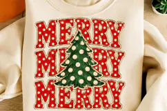 Merry Merry Merry Christmas PNG Product Image 2