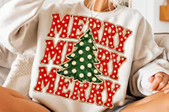 Merry Merry Merry Christmas PNG Product Image 3