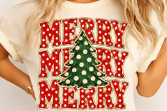 Merry Merry Merry Christmas PNG Product Image 4