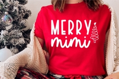 Merry Mimi SVG - Holiday Christmas Sweater Mimi Claus PNG Product Image 4