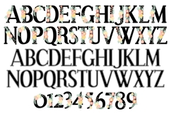 Merry Month of Marriage Color Font Product Image 3