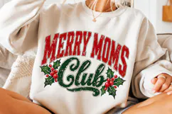 Merry Mums Club Christmas PNG Product Image 3