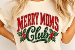 Merry Mums Club Christmas PNG Product Image 4