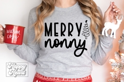 Merry Nonny SVG - Holiday Christmas Sweater Nonny Claus Product Image 2