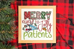 Merry Nurse To Jolly Patients Sublimation PNG Product Image 3