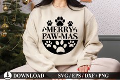 Merry pawmas - Pet Christmas Ornament Design Product Image 1