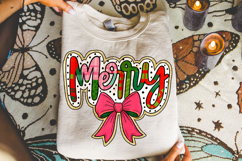 Merry Christmas PNG, Holiday PNG, Preppy PNG, Santa PNG Product Image 4