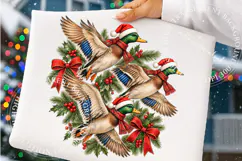 Merry Christmas PNG, Christmas Duck Coquette Design Product Image 4