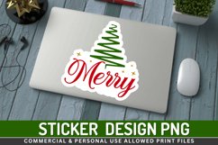 Merry Stickers PNG Product Image 1