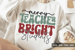 Merry Teacher Bright Students - Christmas Design Product Image 1