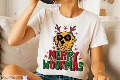 Merry Woofmas Festive Holiday Fun for Dog Lovers SVG PNG Product Image 1