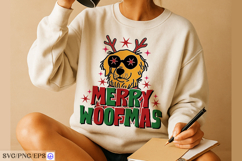Merry Woofmas Festive Holiday Fun for Dog Lovers SVG PNG Product Image 2
