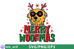 Merry Woofmas Festive Holiday Fun for Dog Lovers SVG PNG Product Image 4