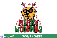 Merry Woofmas Festive Holiday Fun for Dog Lovers SVG PNG Product Image 4