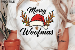 Merry Woofmas Dog Christmas Png Product Image 2
