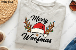 Merry Woofmas Dog Christmas Png Product Image 3