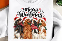 Merry Woofmas Christmas Cavalier King Charles Spaniel Dogs P Product Image 2