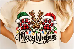 Merry Woofmas Christmas Cats PNG | Leopard & Buffalo Plaid Product Image 4