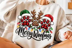 Merry Woofmas Christmas Cats PNG | Leopard & Buffalo Plaid Product Image 5