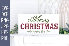 Merry Christmas And A Happy New Year SVG Product Image 1