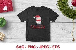 Merry Christmask SVG Covid Christmas Pandemic Christmas SVG Product Image 3
