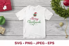 Merry Christmask. Covid Pandemic Christmas SVG. Cute virus Product Image 3
