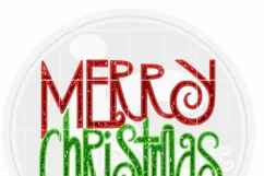 Sequins Christmas Faux Embroidery Merry Christmas Png Product Image 3