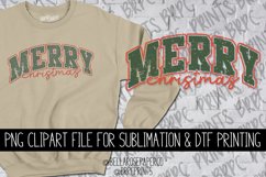 Merry Christmas | Retro | Christmas Holiday PNG Clipart Product Image 1