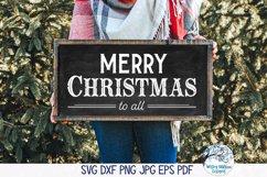 Merry Christmas To All SVG | Christmas Craft Design Product Image 1