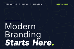 Merta Sans Contemporary Sans Serif for Branding &amp; UI System Product Image 11