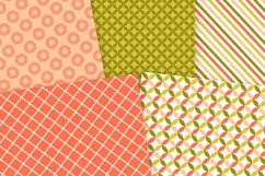 Fall Digital Paper 20 Autumn Pattern Papers Product Image 4
