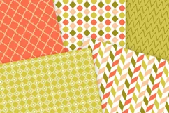 Fall Digital Paper 20 Autumn Pattern Papers Product Image 5